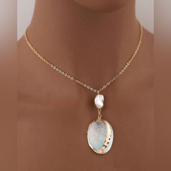 Shell necklace M770 - Picture 2 of 5